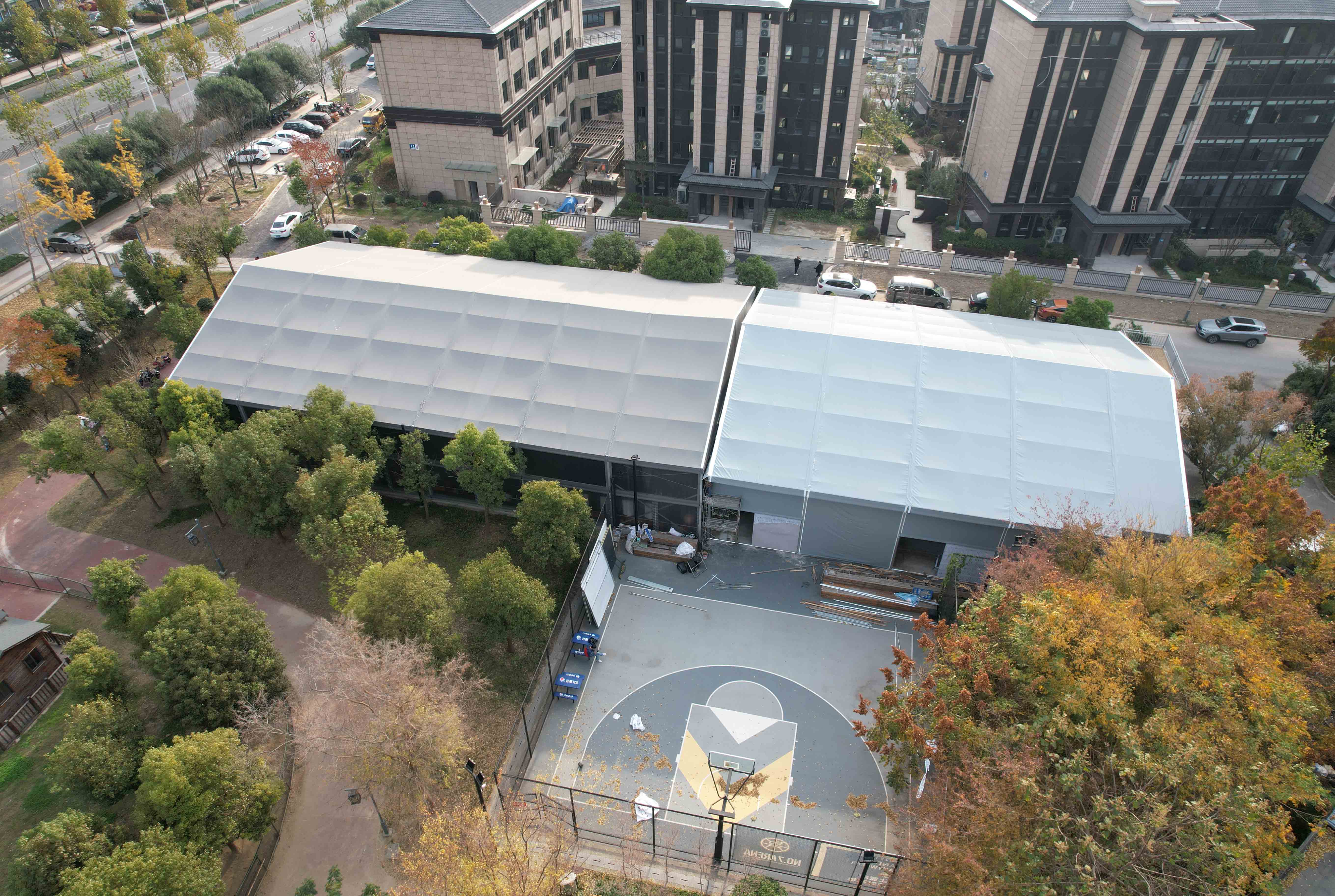 img of 揚(yáng)州18米人字形羽毛球篷房